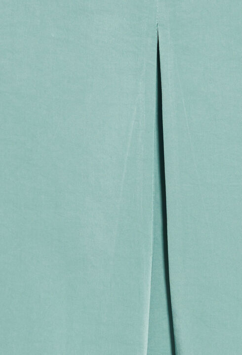 Aqua satin top