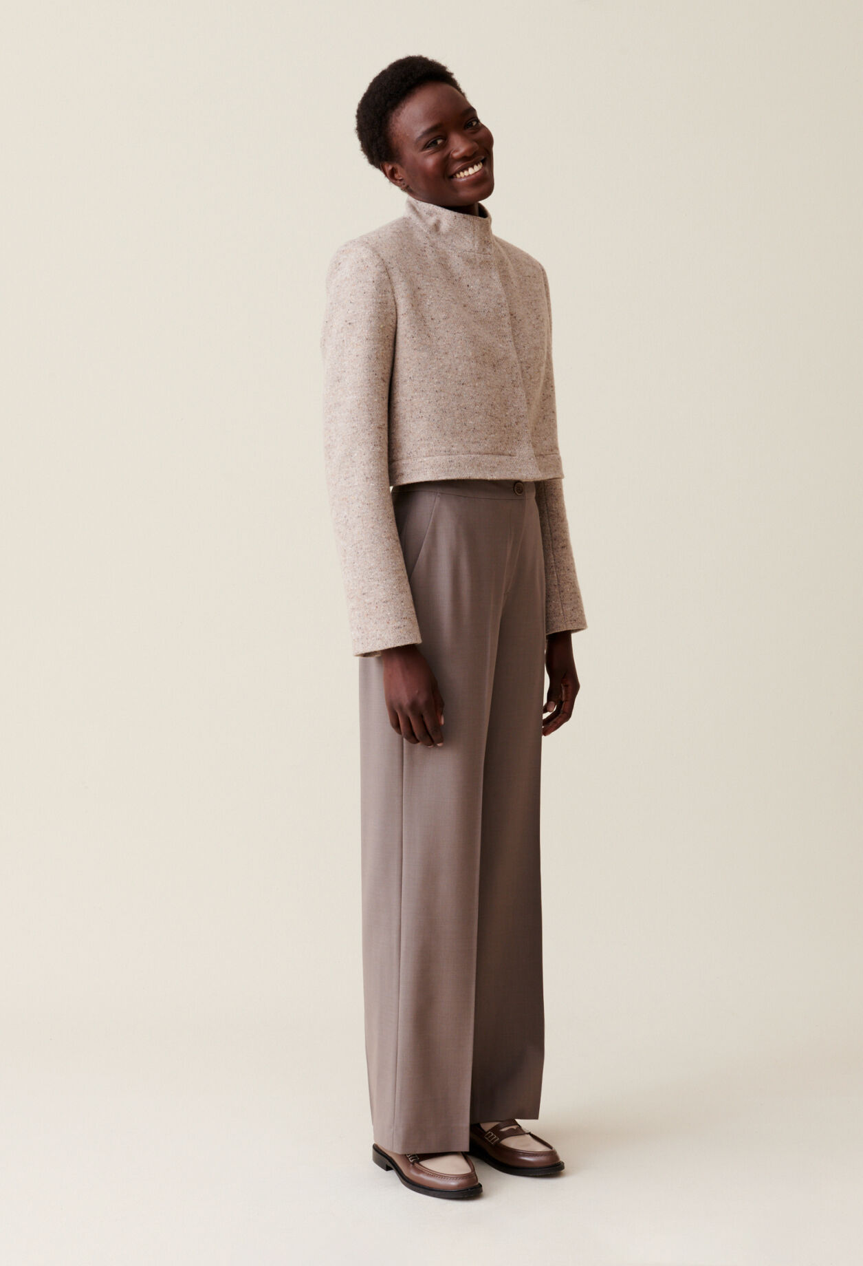 Short Stand Collar Jacket