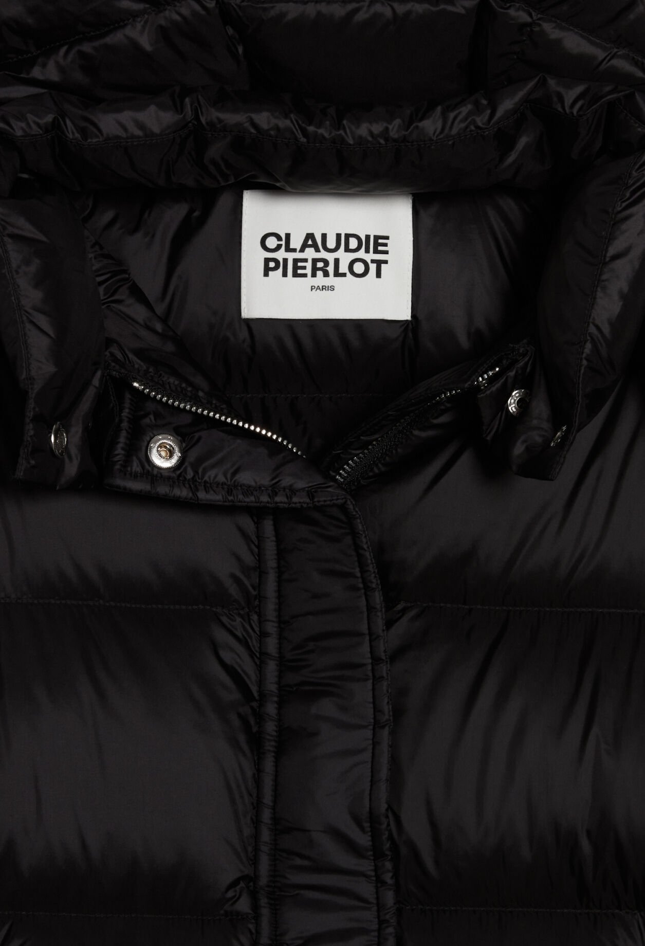 Quilted hooded puffer jacket