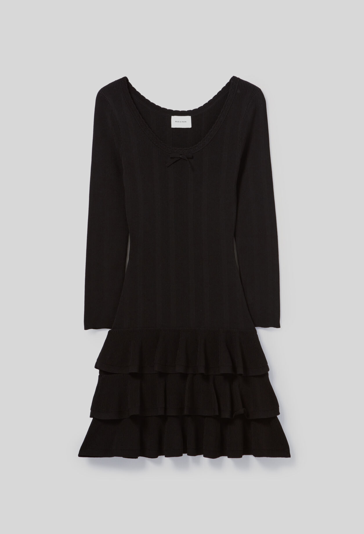 Robe courte maille fine