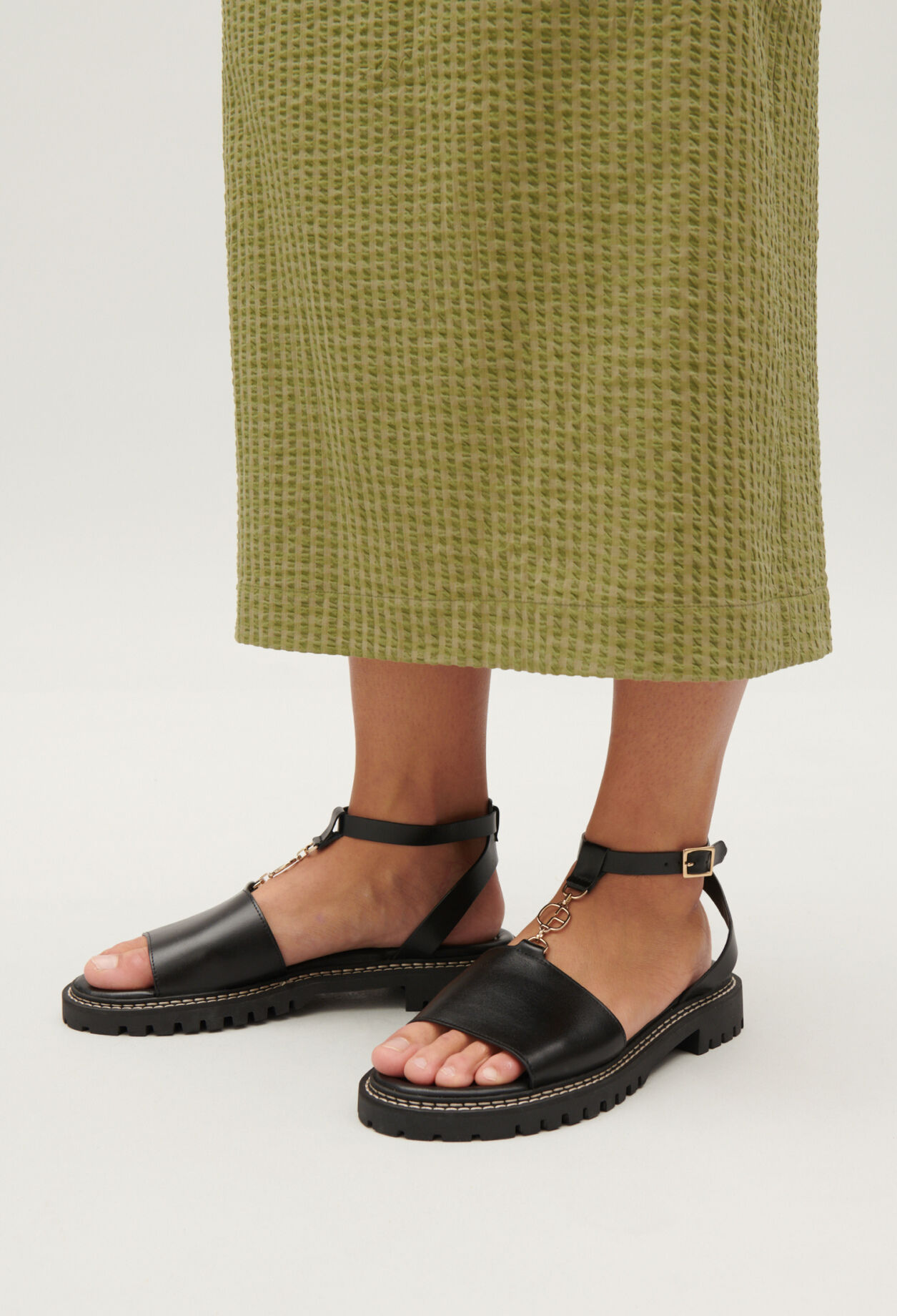 Leather sandals