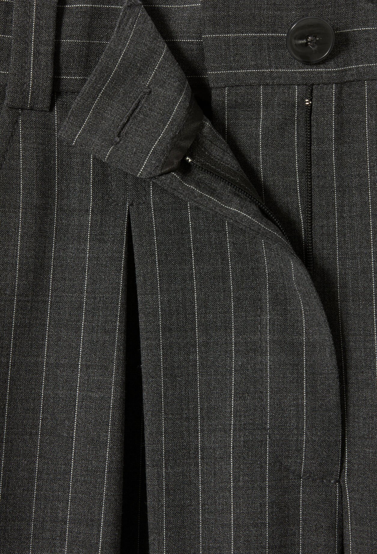 Pantalon droit taille haute