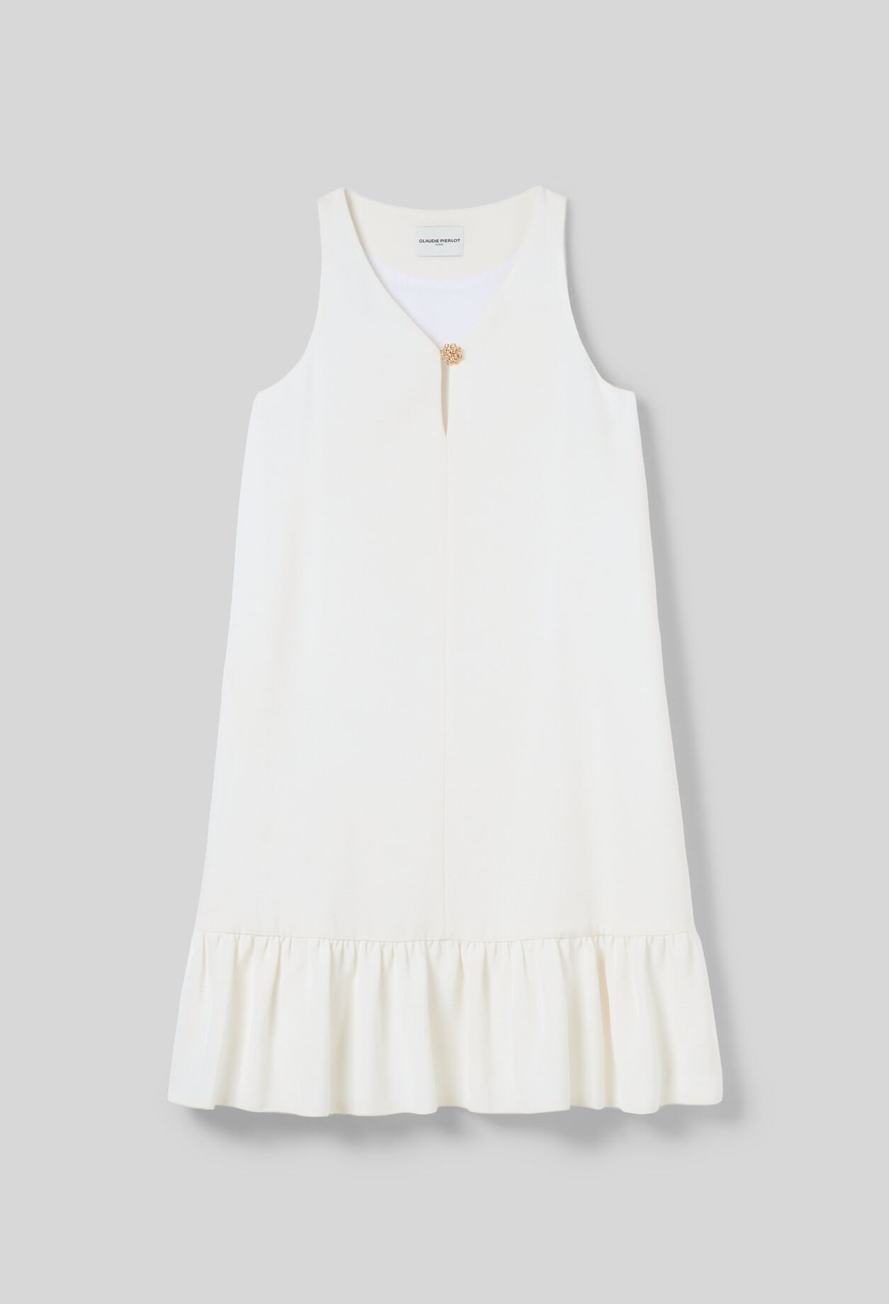 Robe courte sans manches