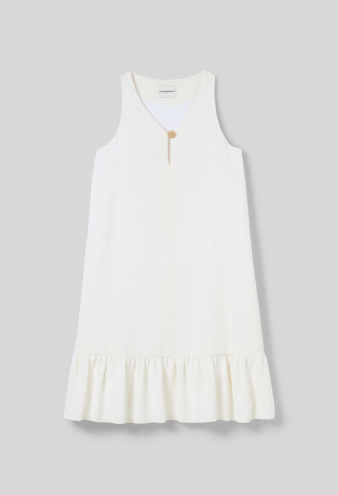 Robe courte sans manches
