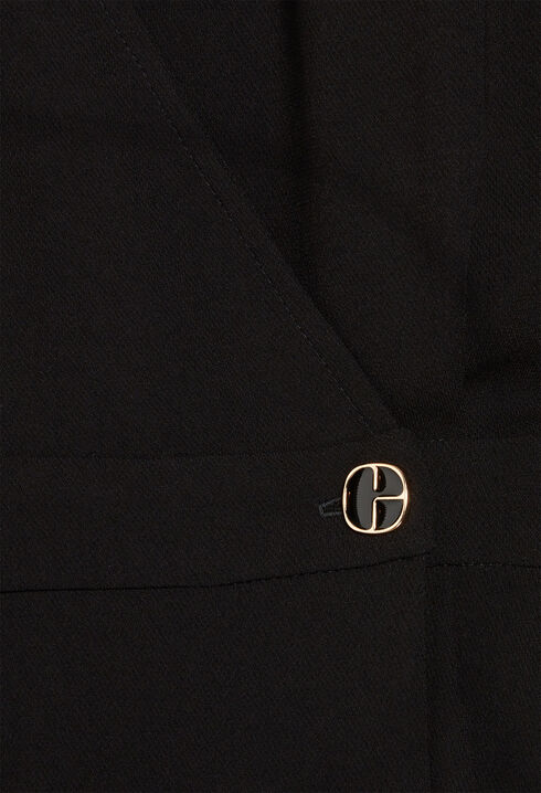 Robe cache cœur cintrée