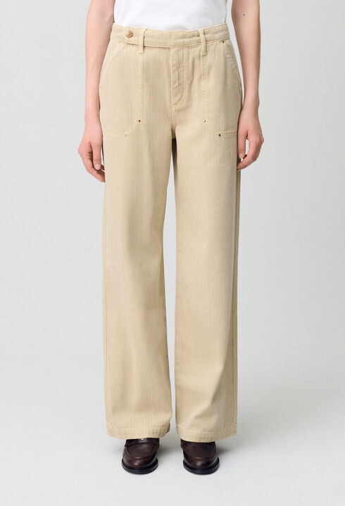 Jean denim droit