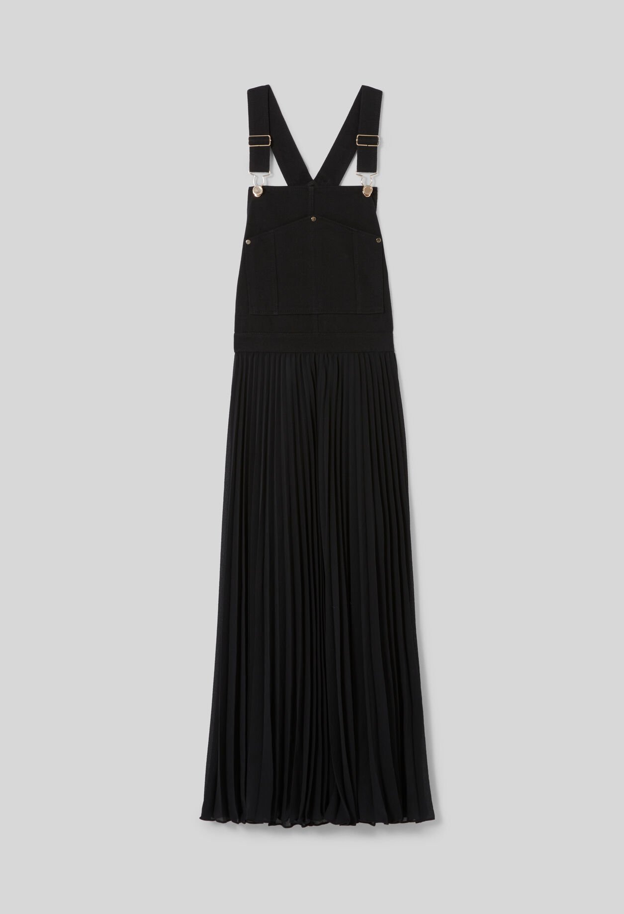 Robe longue plissée