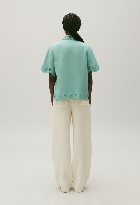 Broderie anglaise shirt