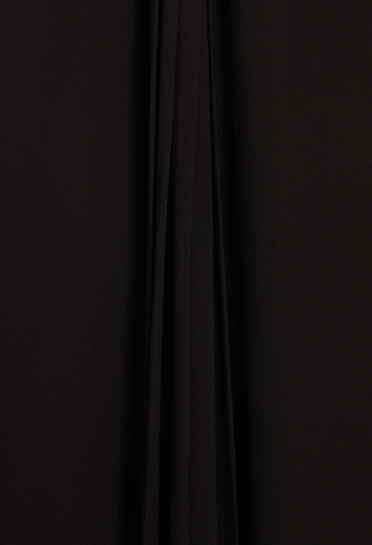 Short black pleated dress
