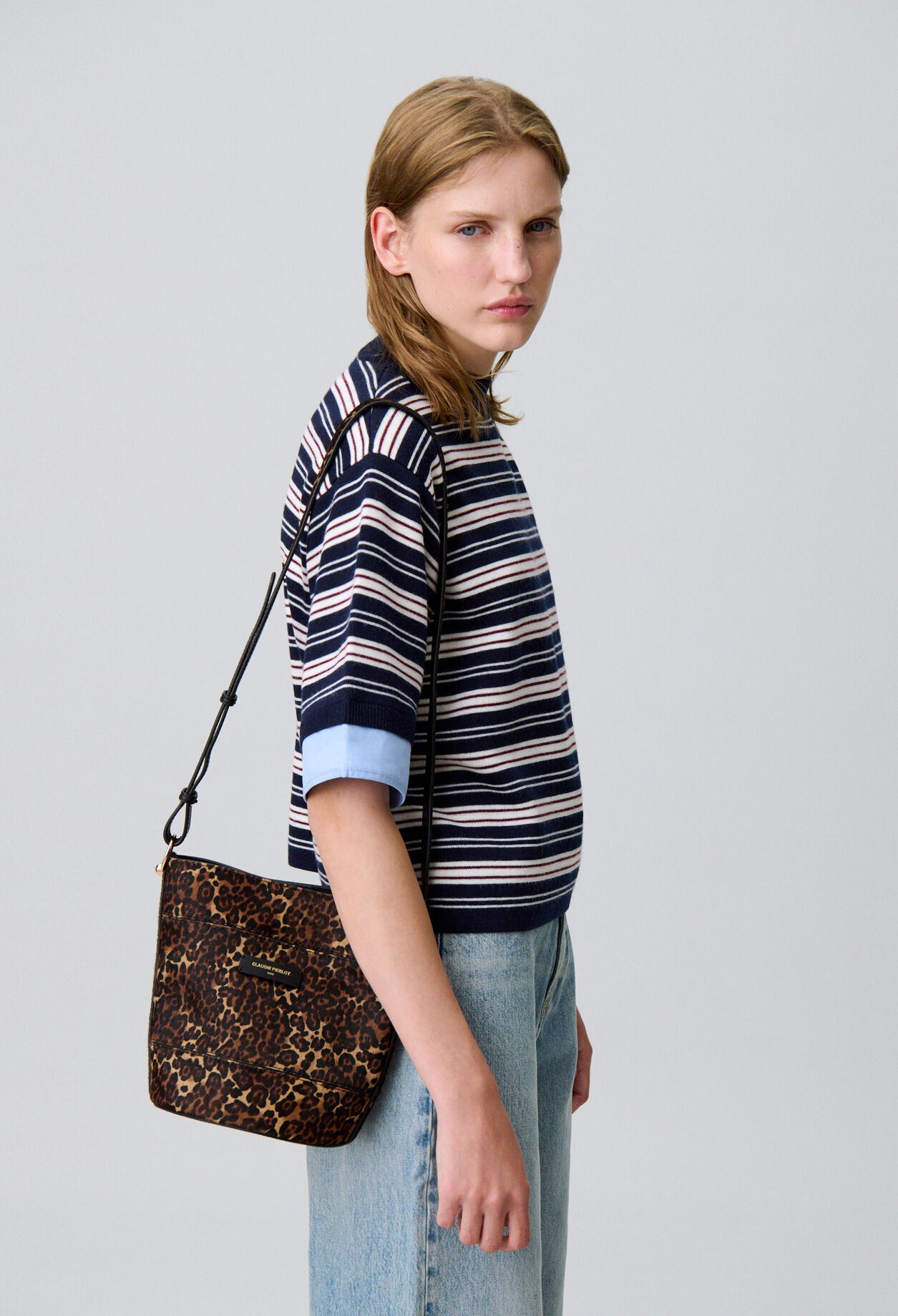 Sac seau Solveig léopard