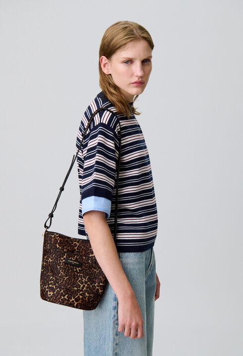 Sac seau Solveig léopard
