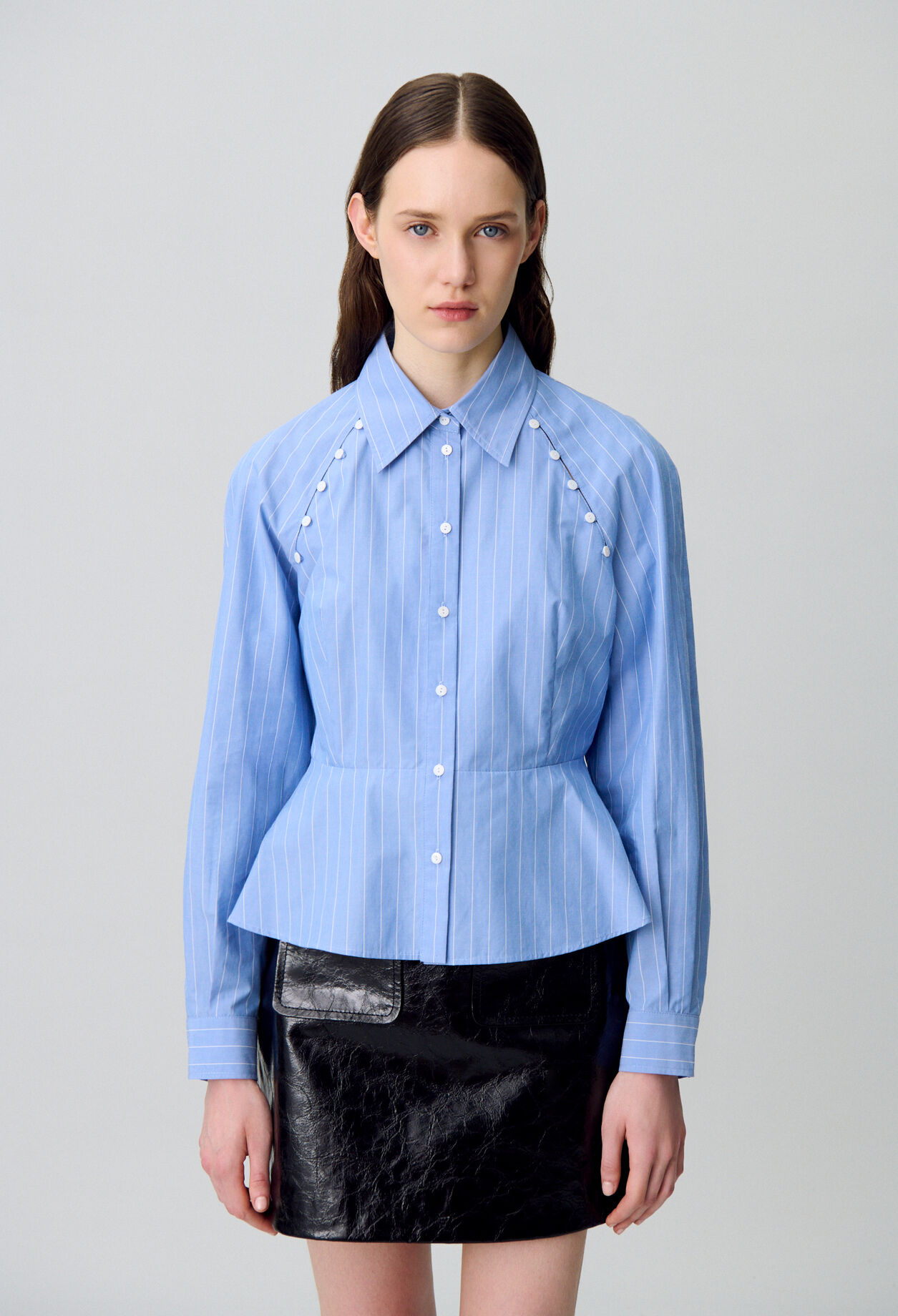 Cotton poplin shirt