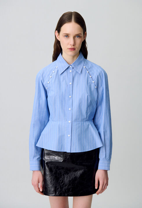 Cotton poplin shirt