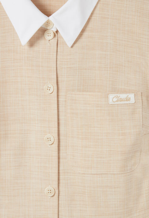 Robe courte plissée