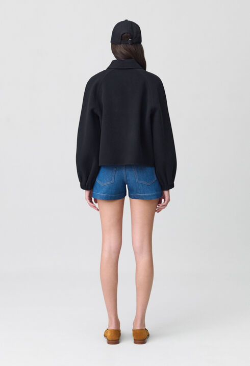 Veste courte col chemise