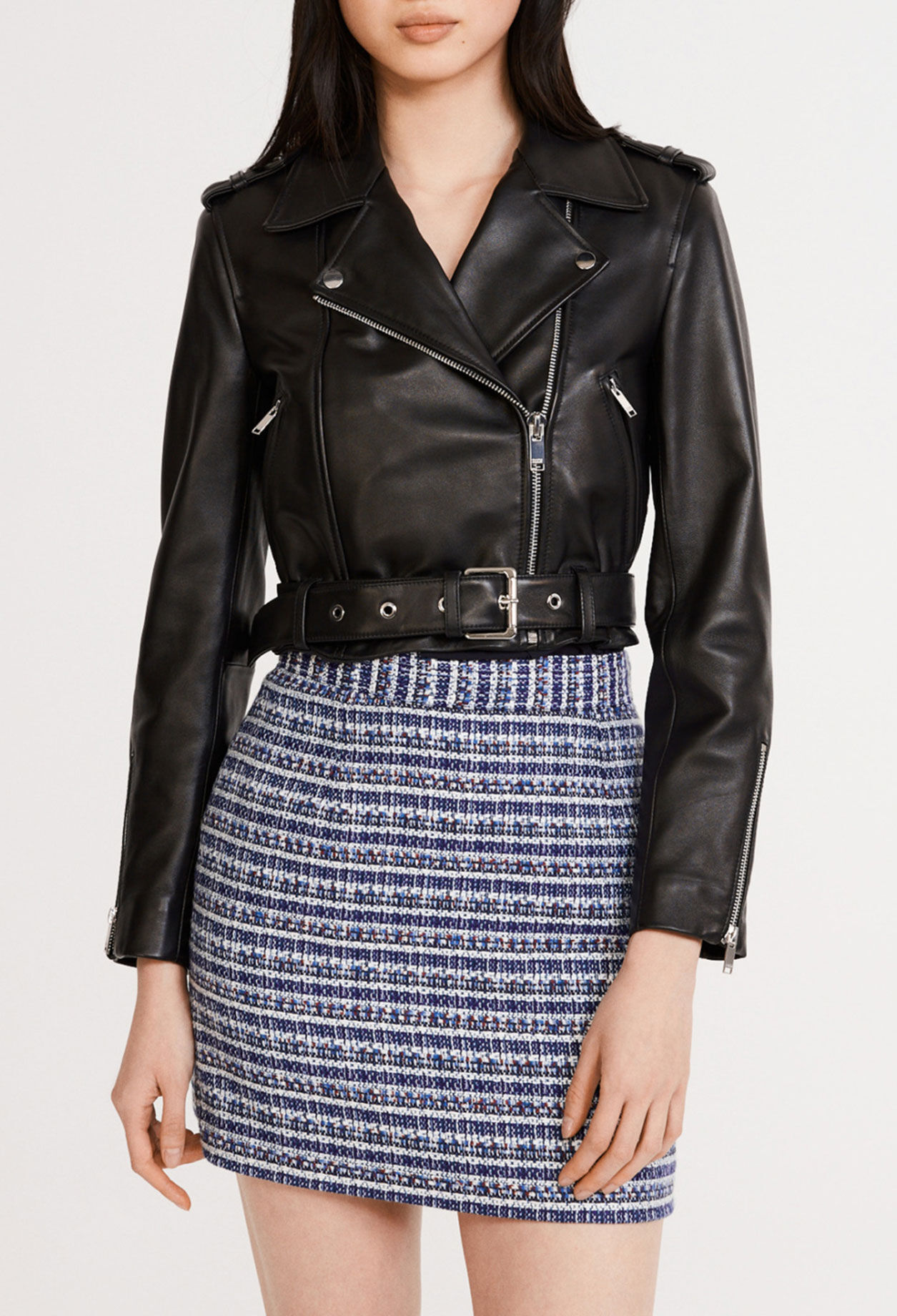 Blouson en cuir responsable