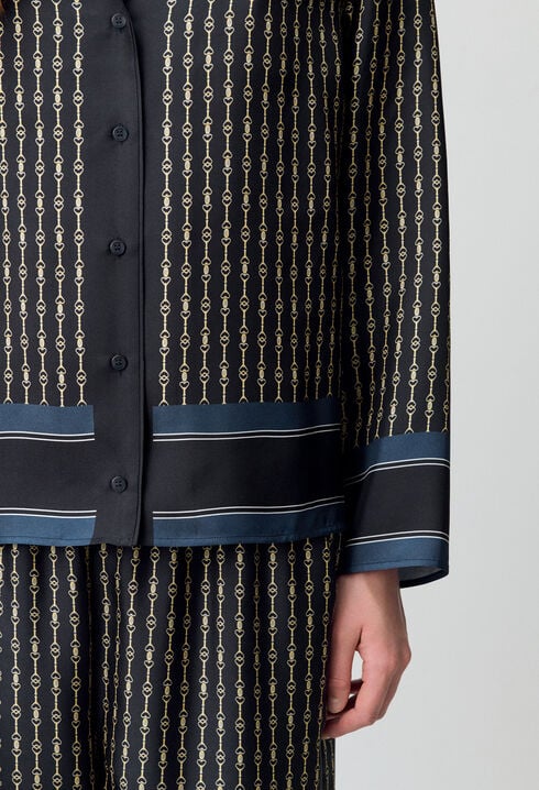 Chemise soie fluide