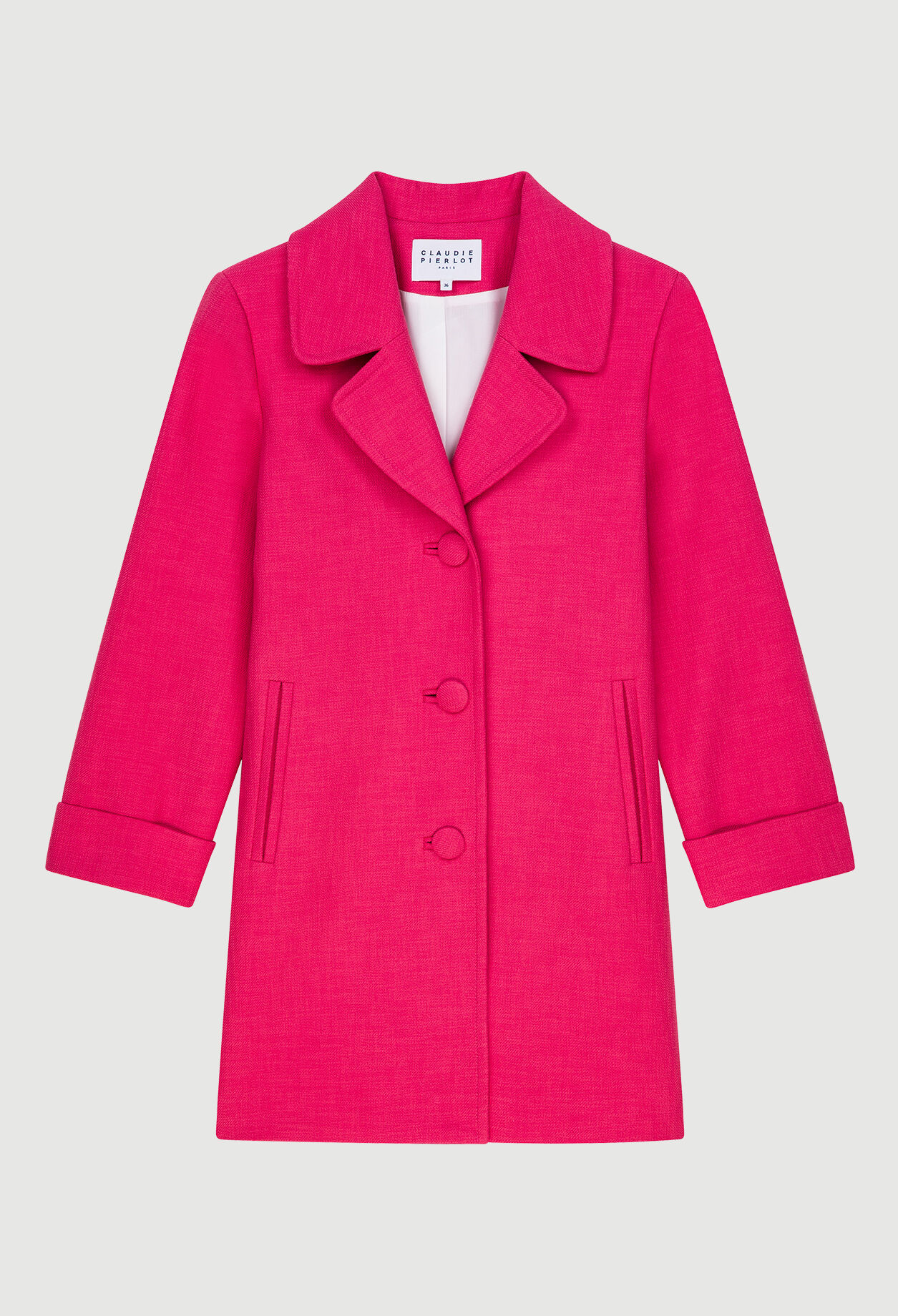 Manteau mi-long en coton