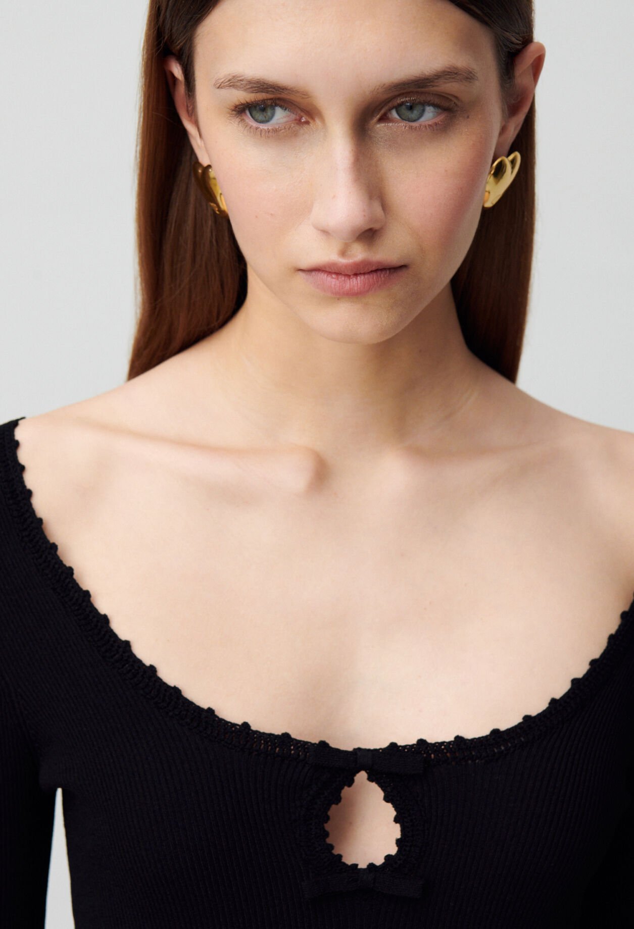 Top manches longues maille fine