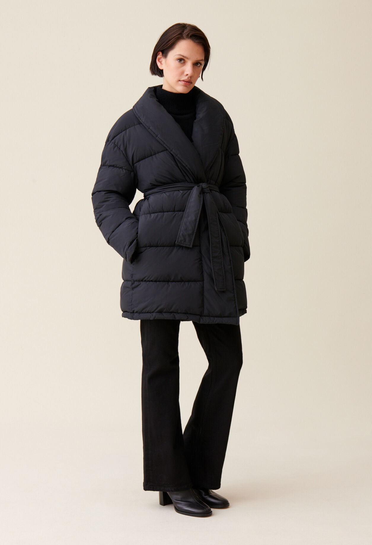 Doudoune femme col chale outlet