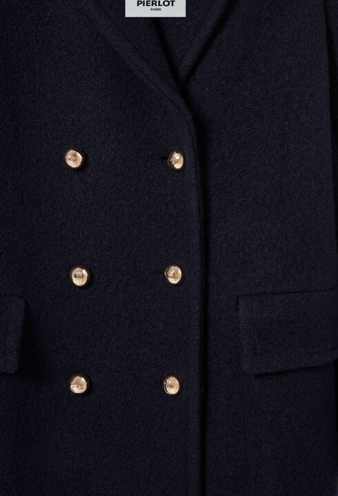 Manteau long droit