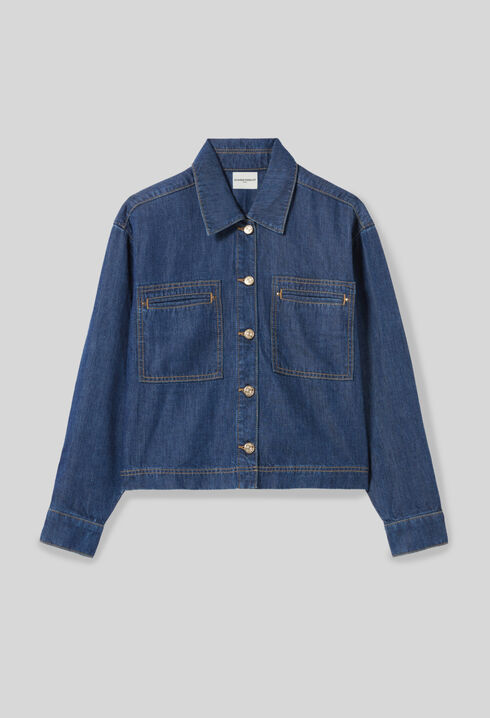 Chemise denim oversize