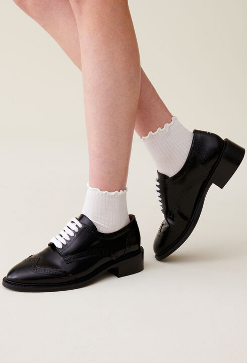 Derbies cuir vernis