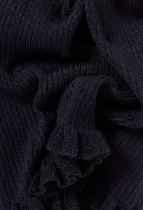 Flared Knit Trousers