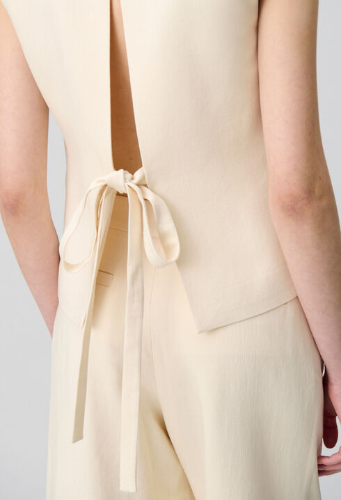 Veste de tailleur sans manches