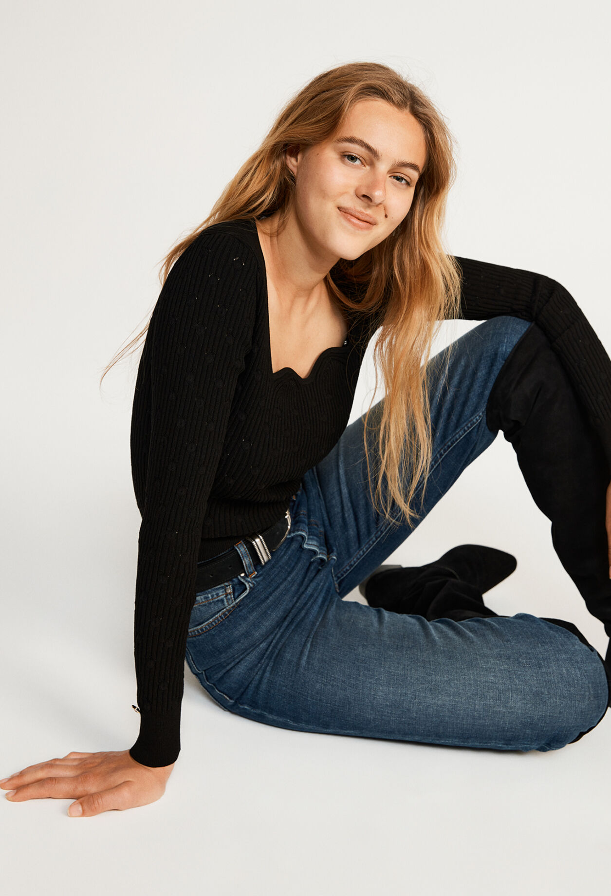 Ribbed sweater