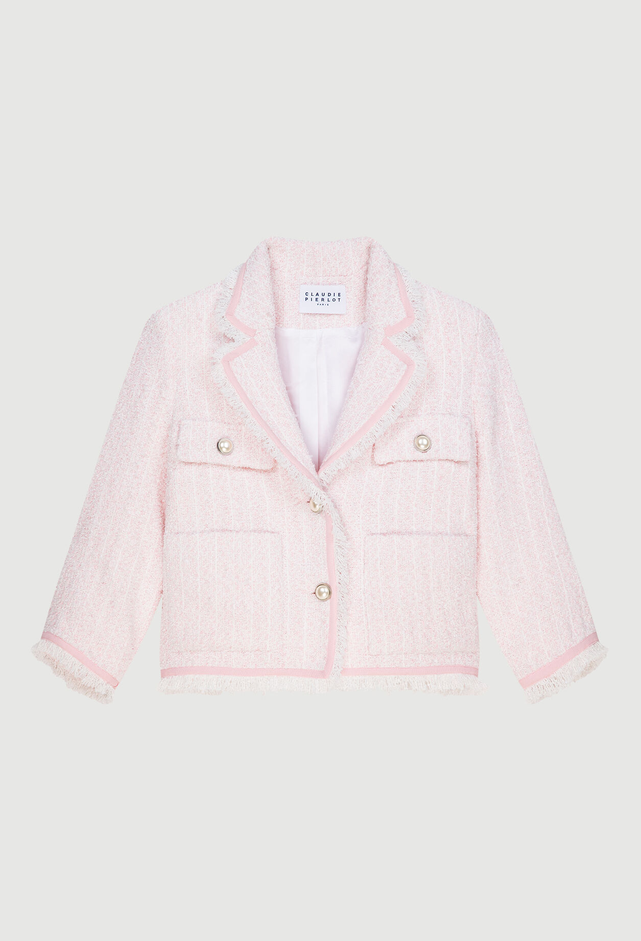 Short tweed jacket
