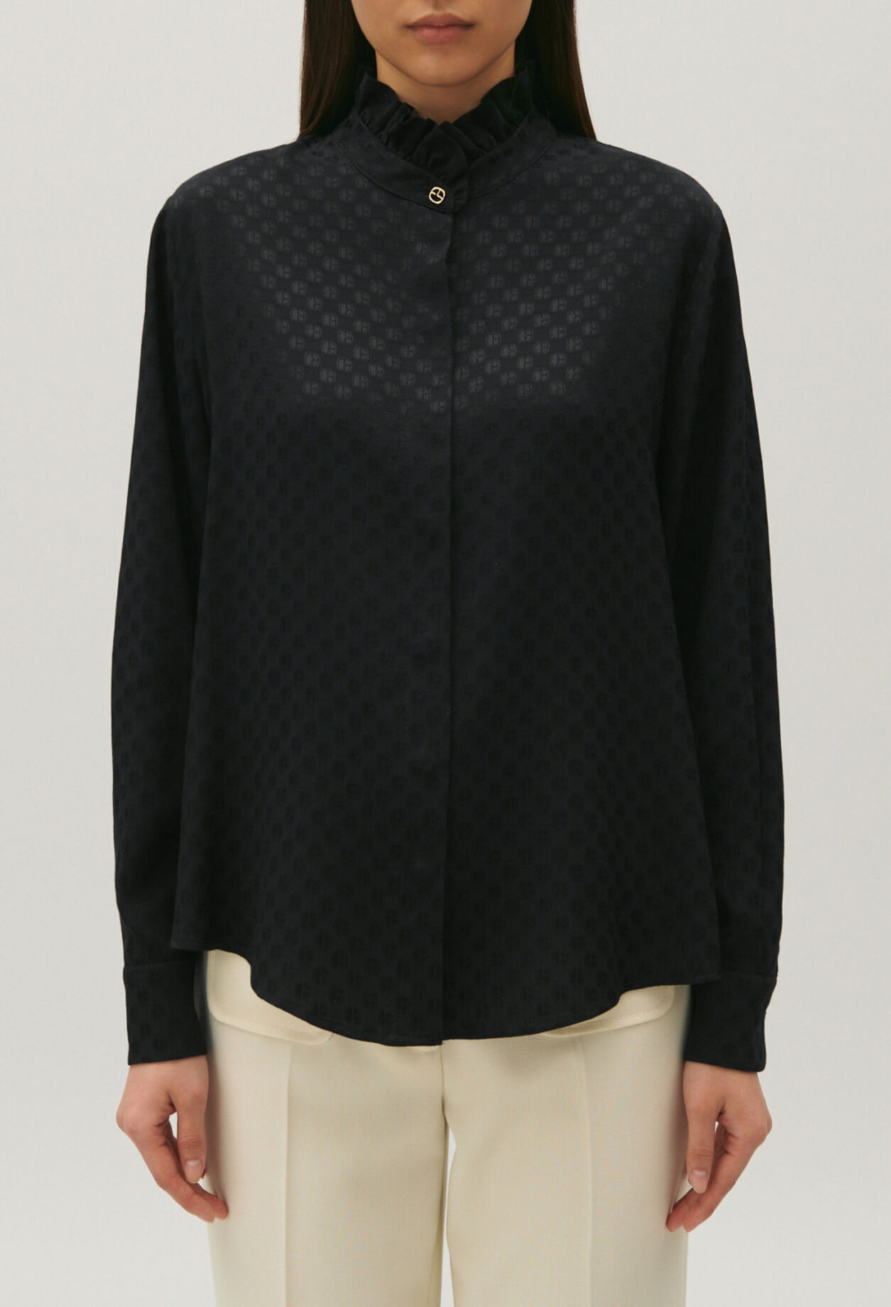 Chemise fluide noire