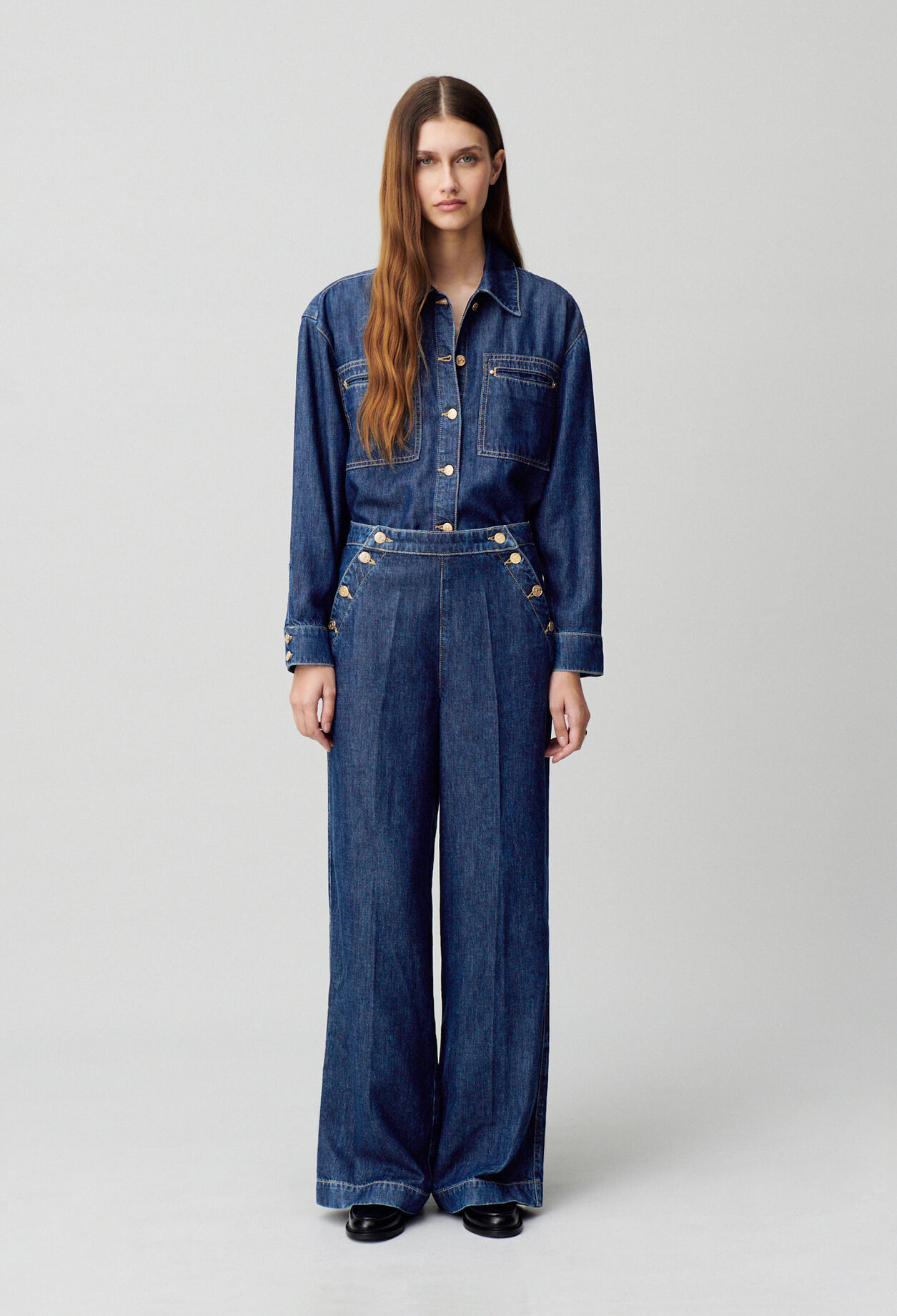 Oversized Denim Shirt