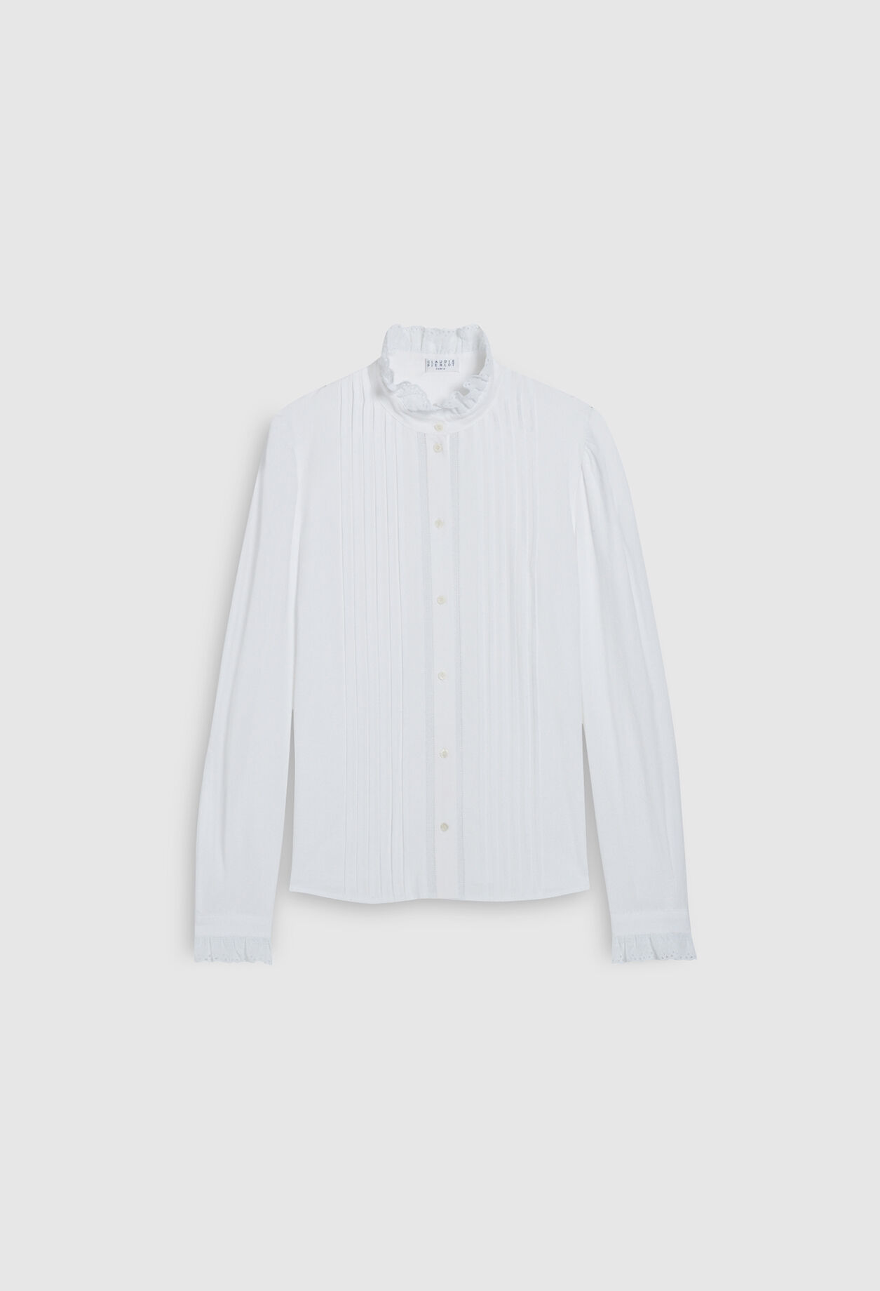 Chemisier blanc en coton
