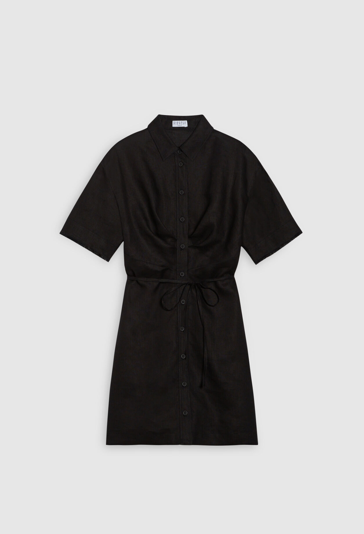 Short linen dress