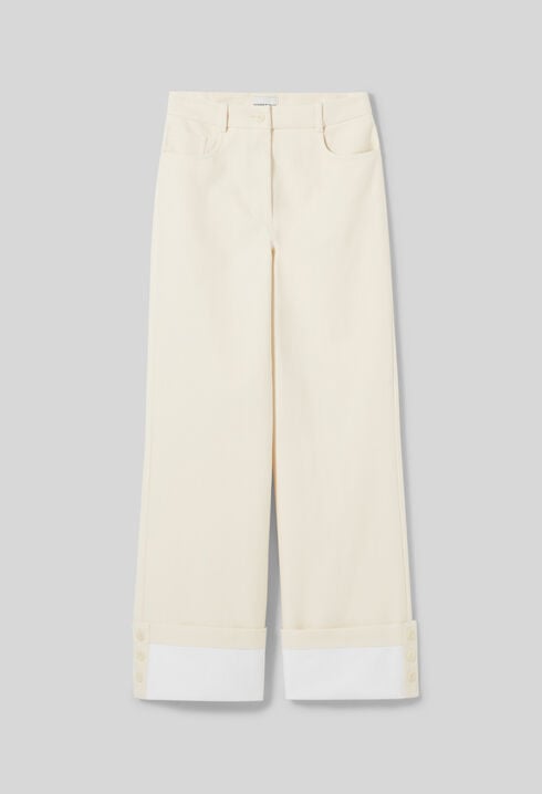 Straight Leg Denim Jeans