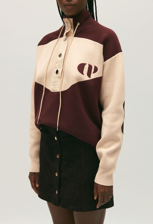 Sweatshirt Minimum col camionneur