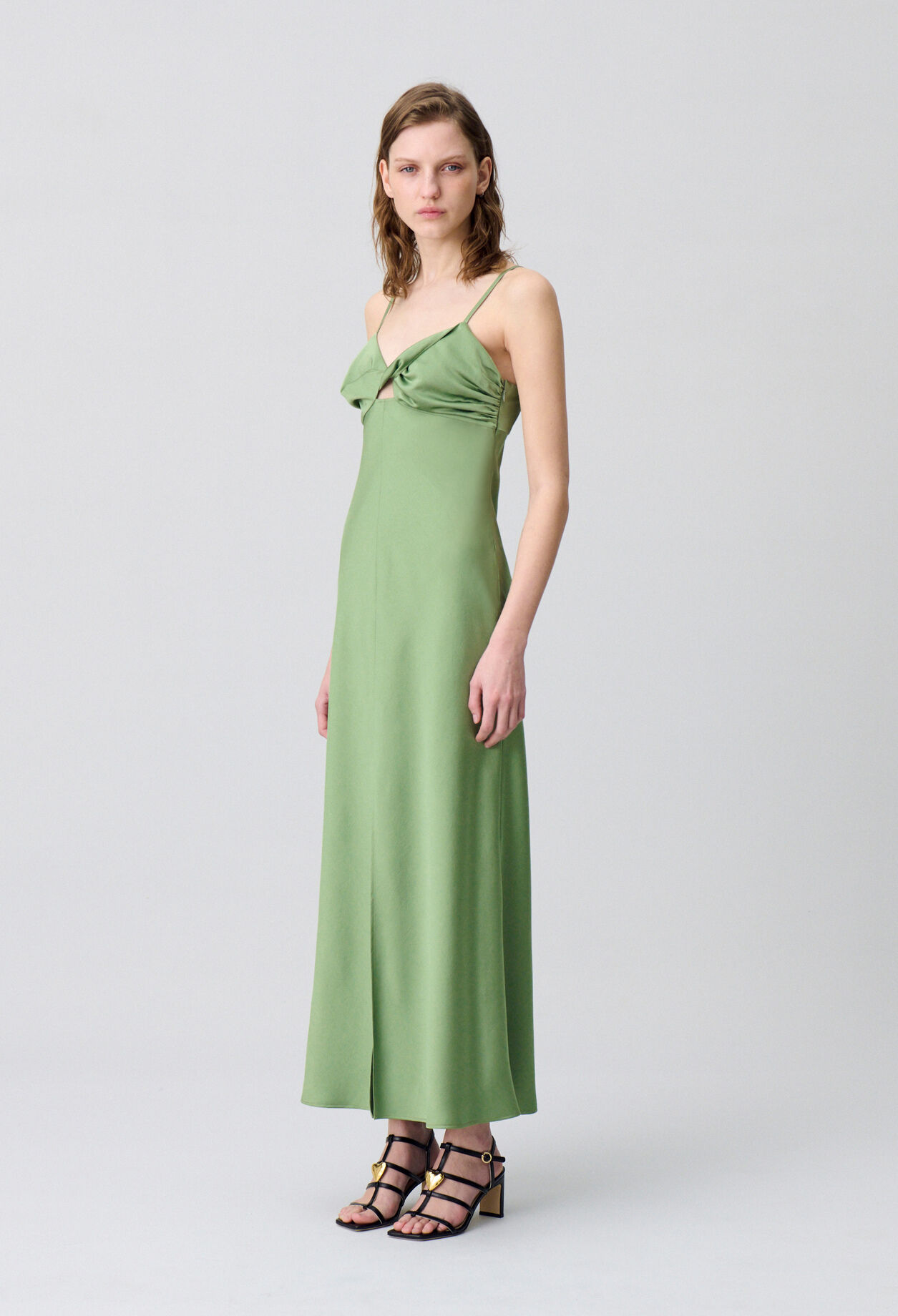Satin Maxi Dress