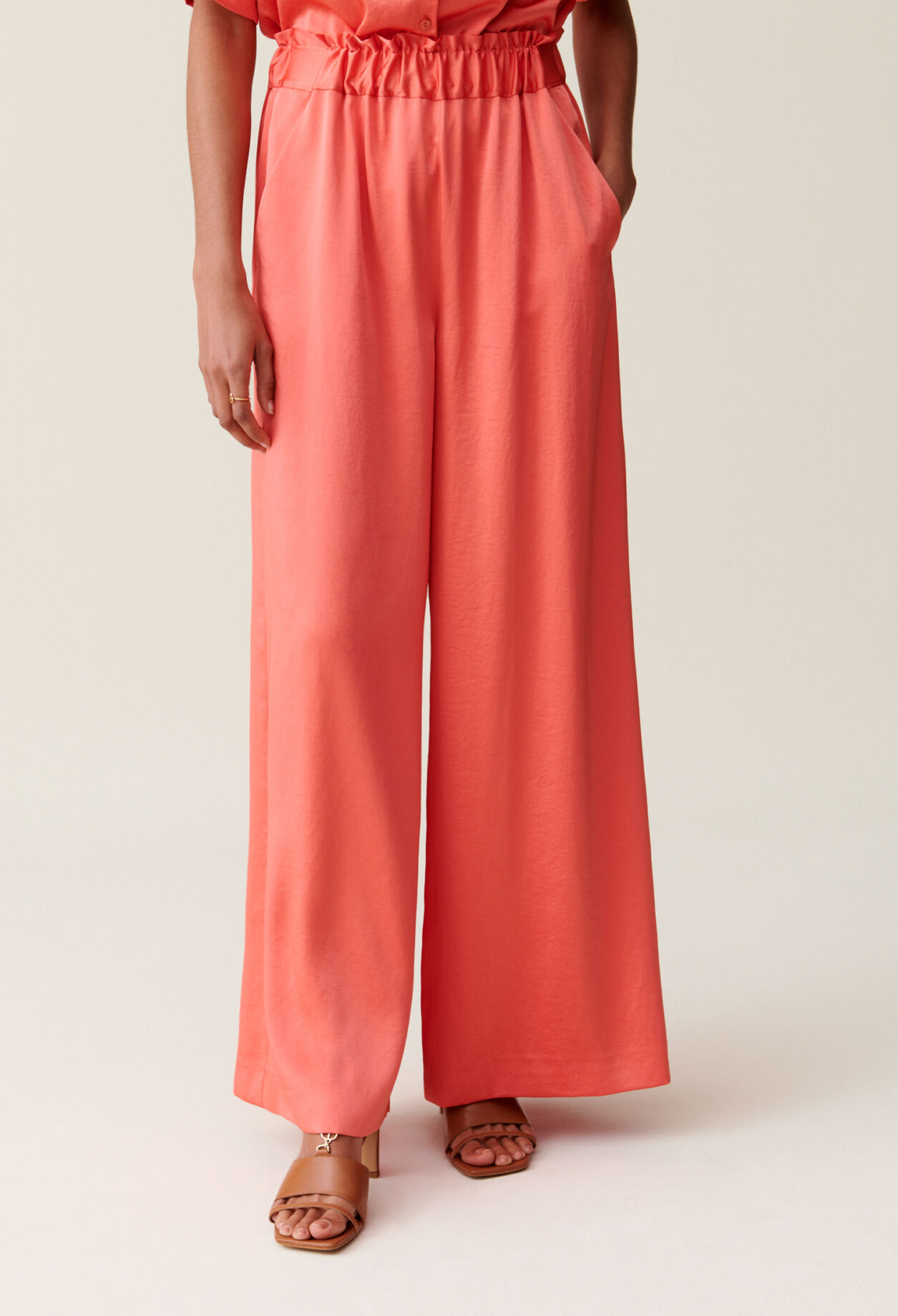 Satin Mandarin Trousers