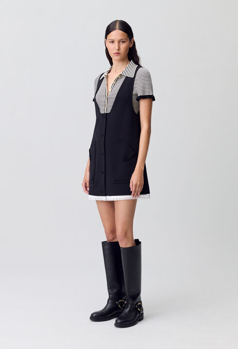 Robe courte chasuble