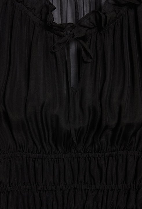 Robe longue noire