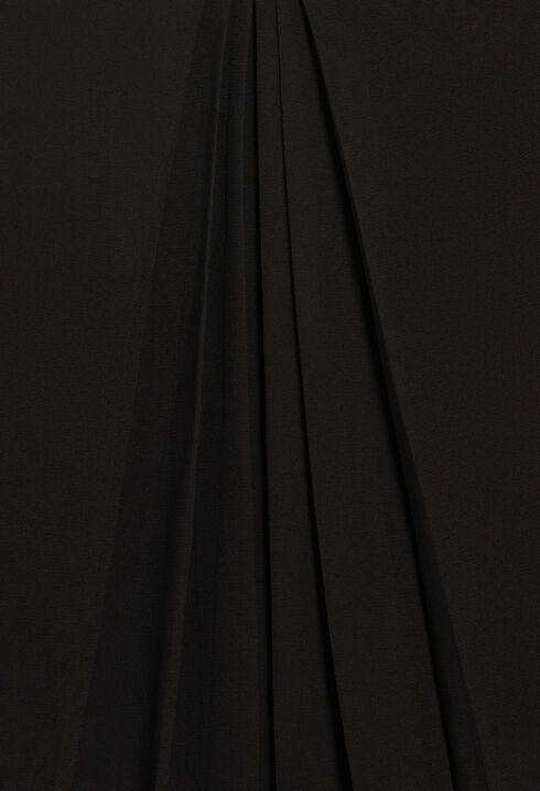 Black bustier top with straps