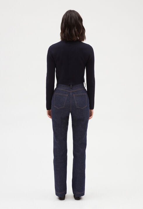 Cardigan court manches longues