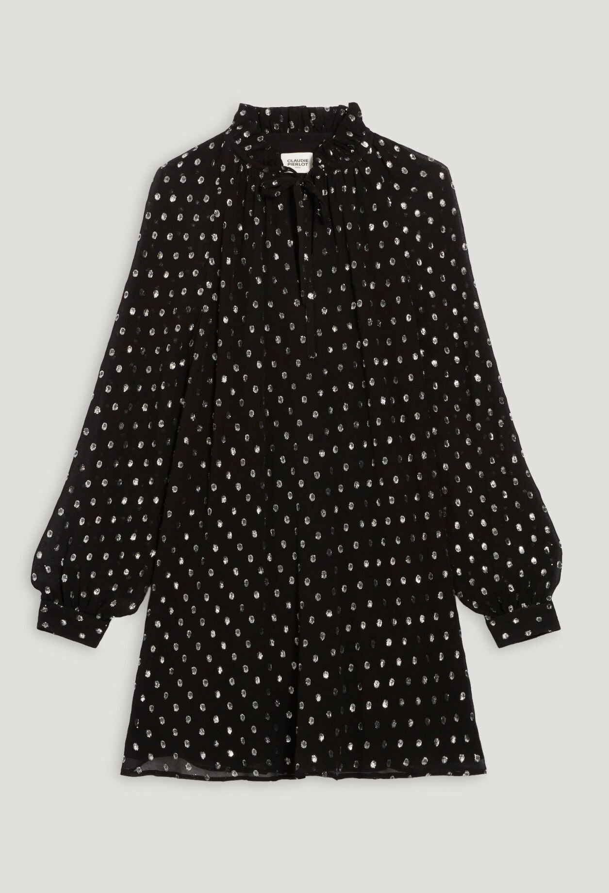 Robe courte Rififi pois noire