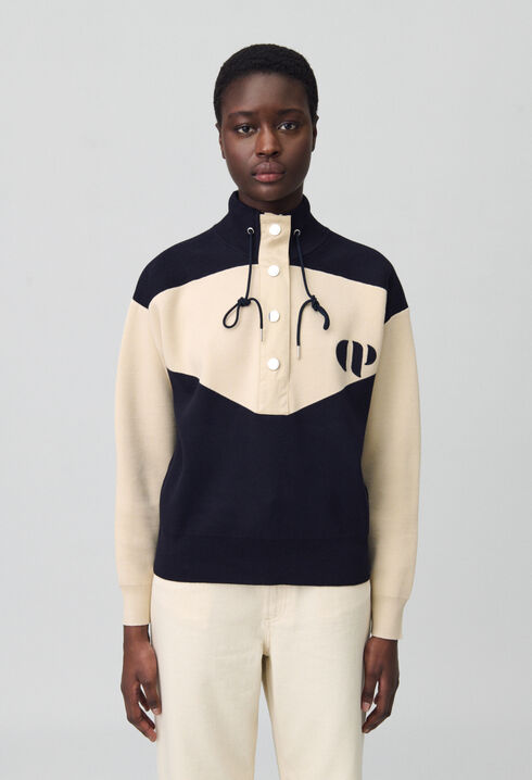 Sweatshirt Minimum col camionneur