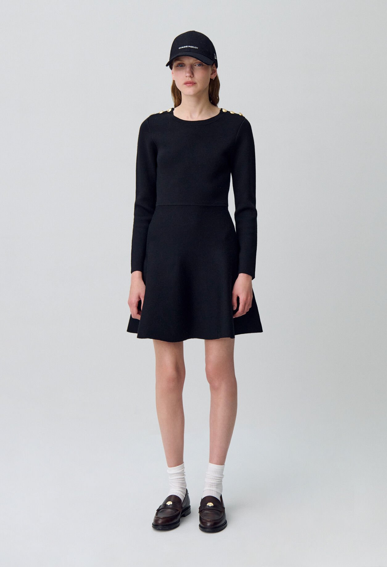 Robe maille patineuse
