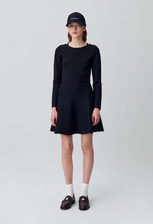 Robe maille patineuse