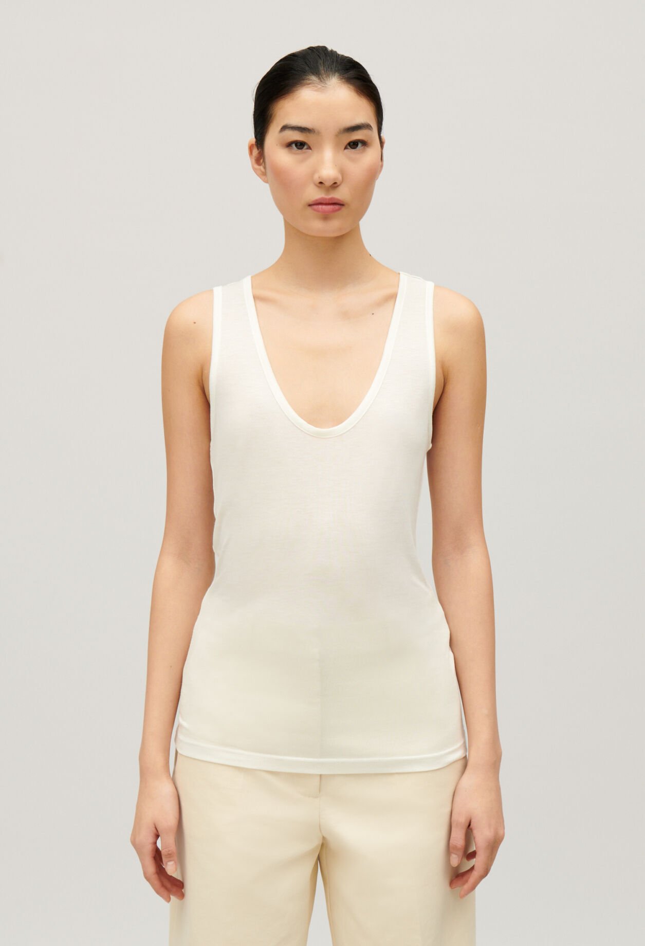 Ecru vest top