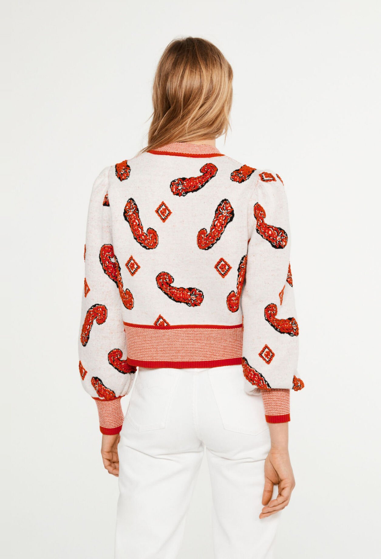 Paisley pattern jumper