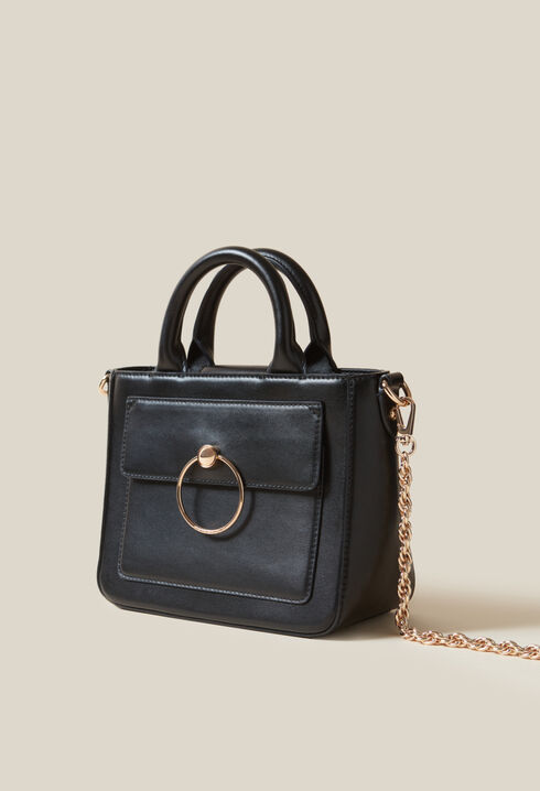 Sac Anouck cuir lisse chaîne